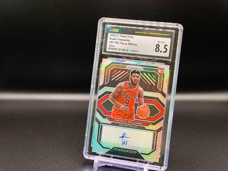 2020 Panini Prizm Signatures Silver Patrick Williams NM/MINT 8.5 Rookie Auto RC