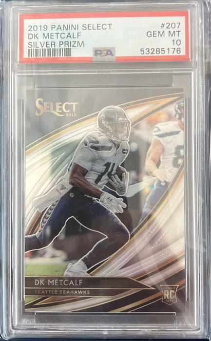 DK Metcalf Select Field Level SILVER PSA 10 ROOKIE CARD #207